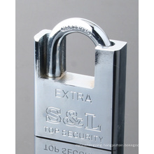 Chrome Plated Vane Shackle Protected Padlock  (VSP)